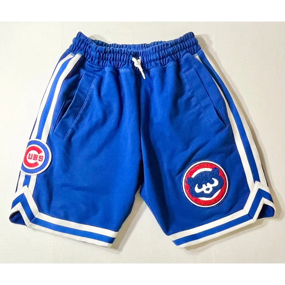 New Era Chicago Cubs Knit Shorts  Mens Small MLB Royal Blue 1984 Elite Pack